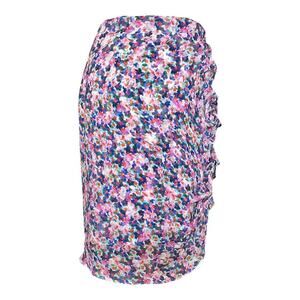 Veronica Beard Silk Floral Ruched Size 6 Luxe Romantic Cocktail Date Night Glam